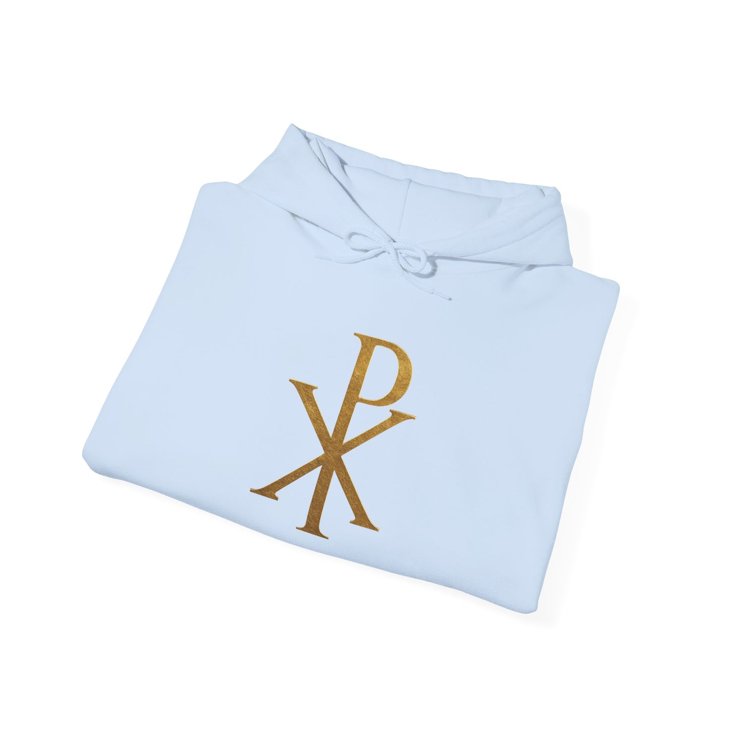 Chi Rho in Gold - Men’s Christian Hoodie