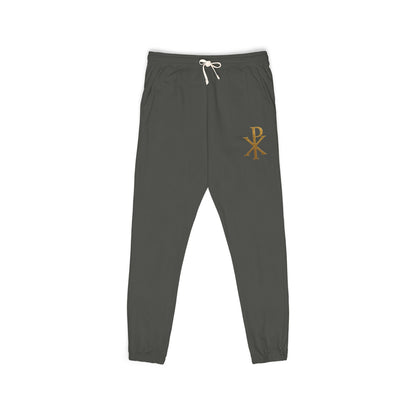Men’s Chi Rho Fleece Jogger Pants – Comfort with Spiritual Style