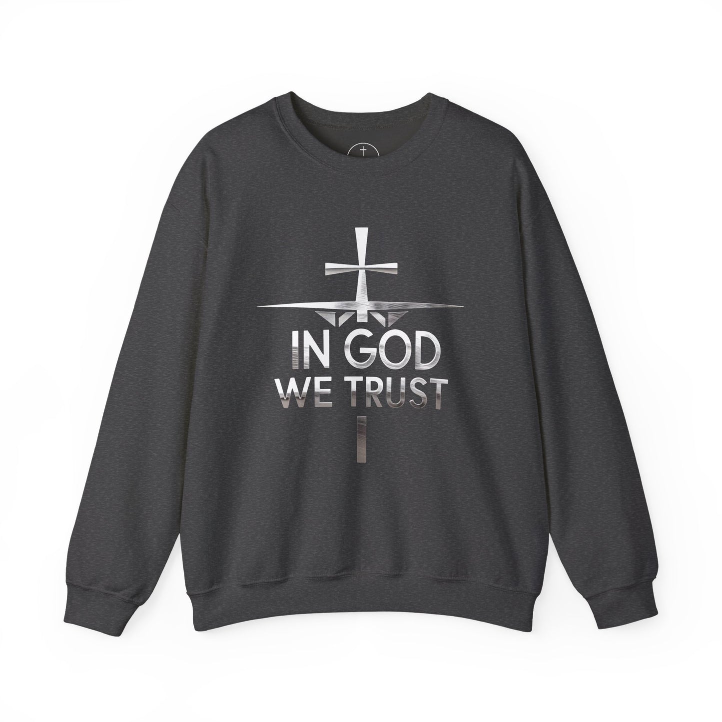 In God We Trust (Silver Ed.) - Men’s Christian Sweatshirt