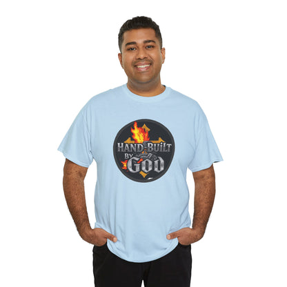 Hand Built By God - Men's Christian T-Shirt