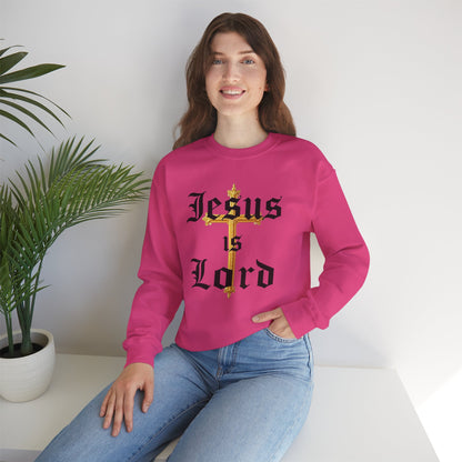 Women’s “Jesus is Lord” Christian Sweatshirt – Faith Statement Pullover