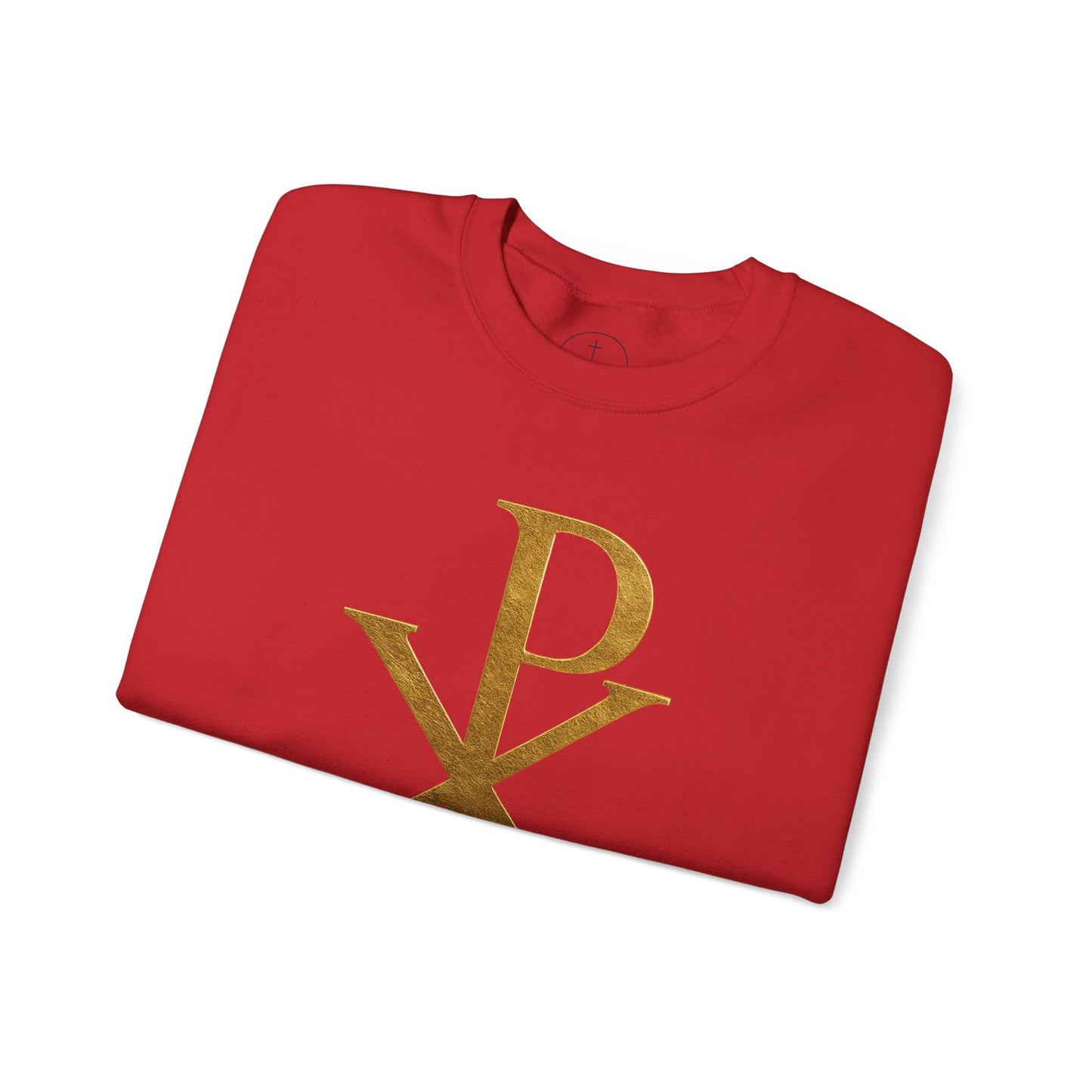 Chi Rho (Gold) - Men's Christian Sweatshirt