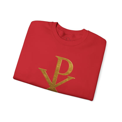 Chi Rho (Gold) - Men's Christian Sweatshirt
