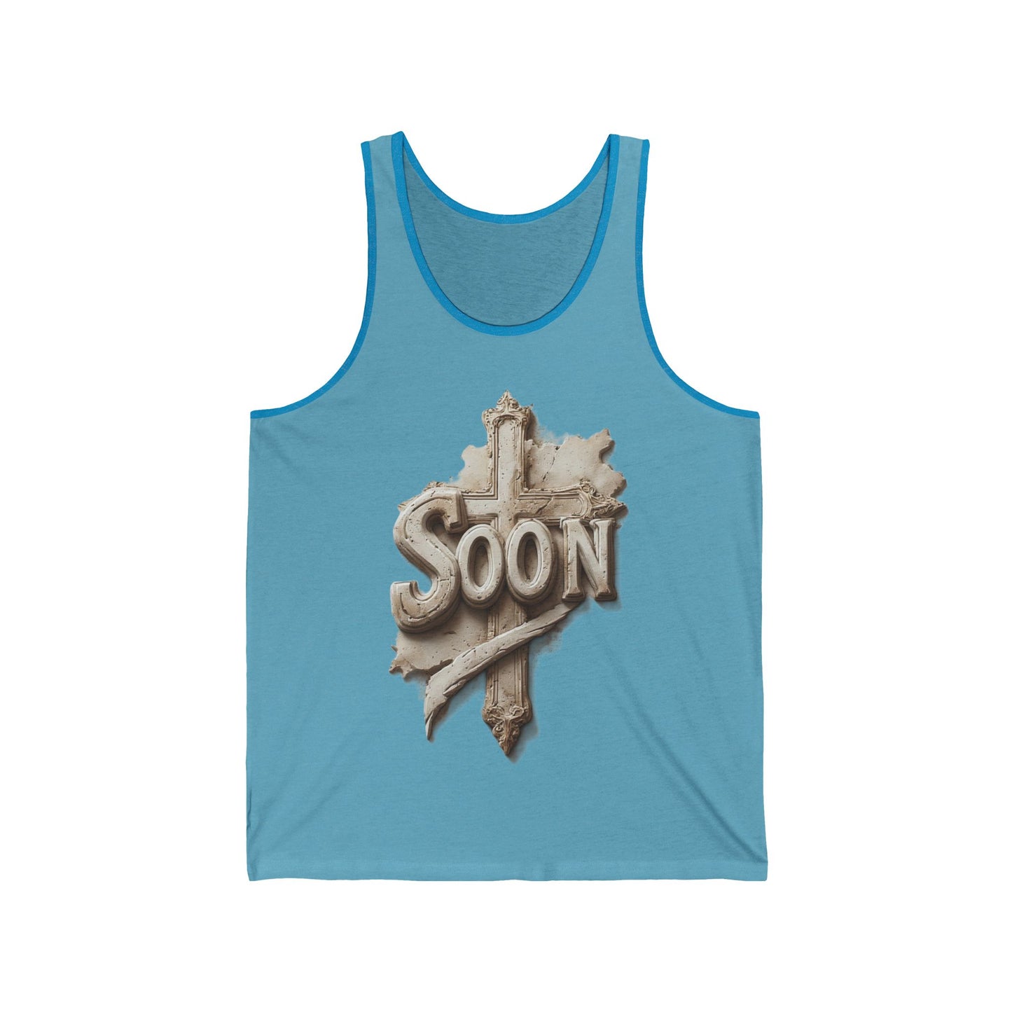 “Soon” Cross Women’s Tank Top – Faith in Motion