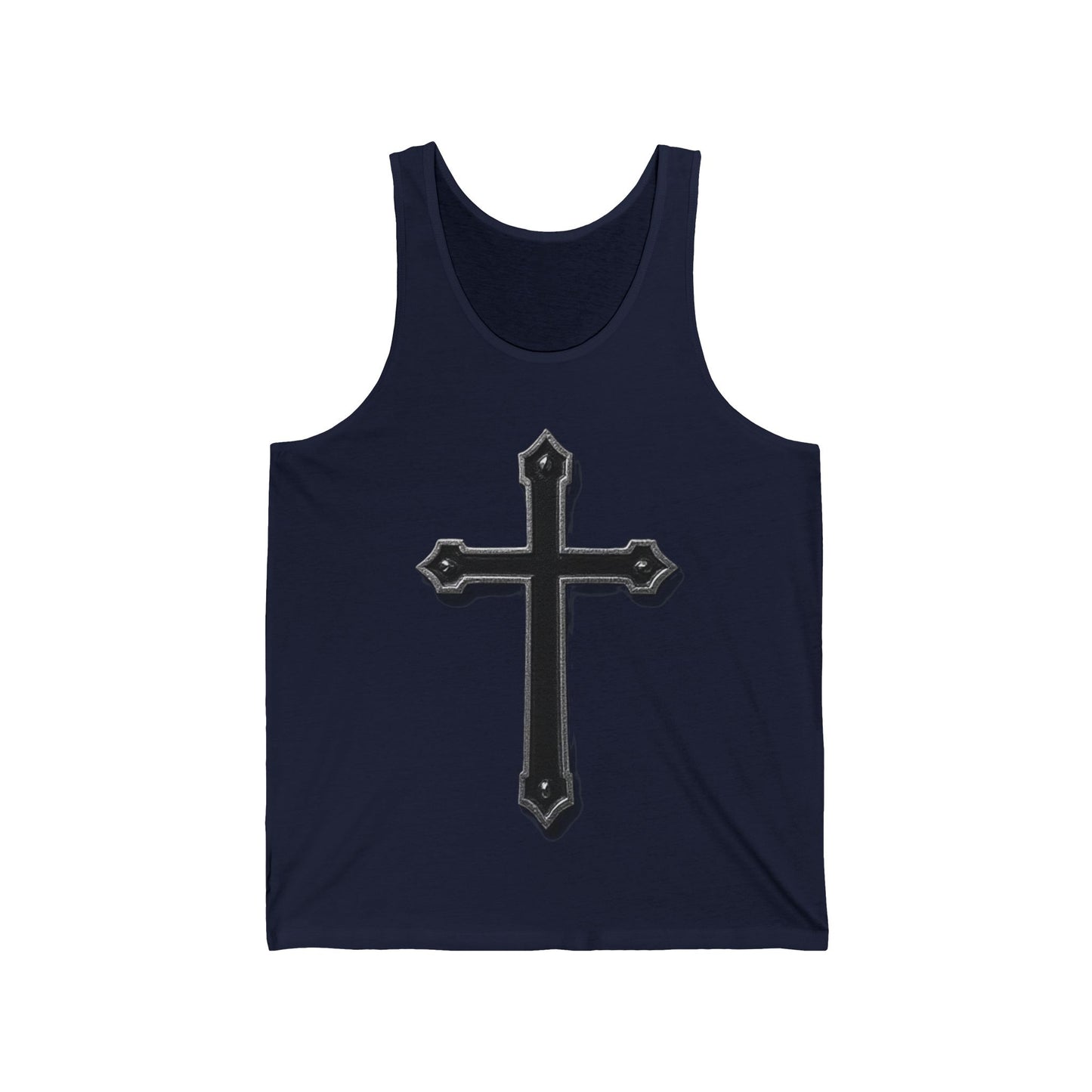 Warrior’s Black Cross Women’s Christian Tank Top | Ephesians 6:11