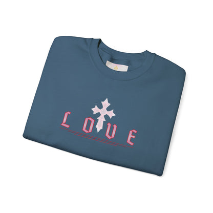 Fearless Love Men’s Sweater – Courage in Faith