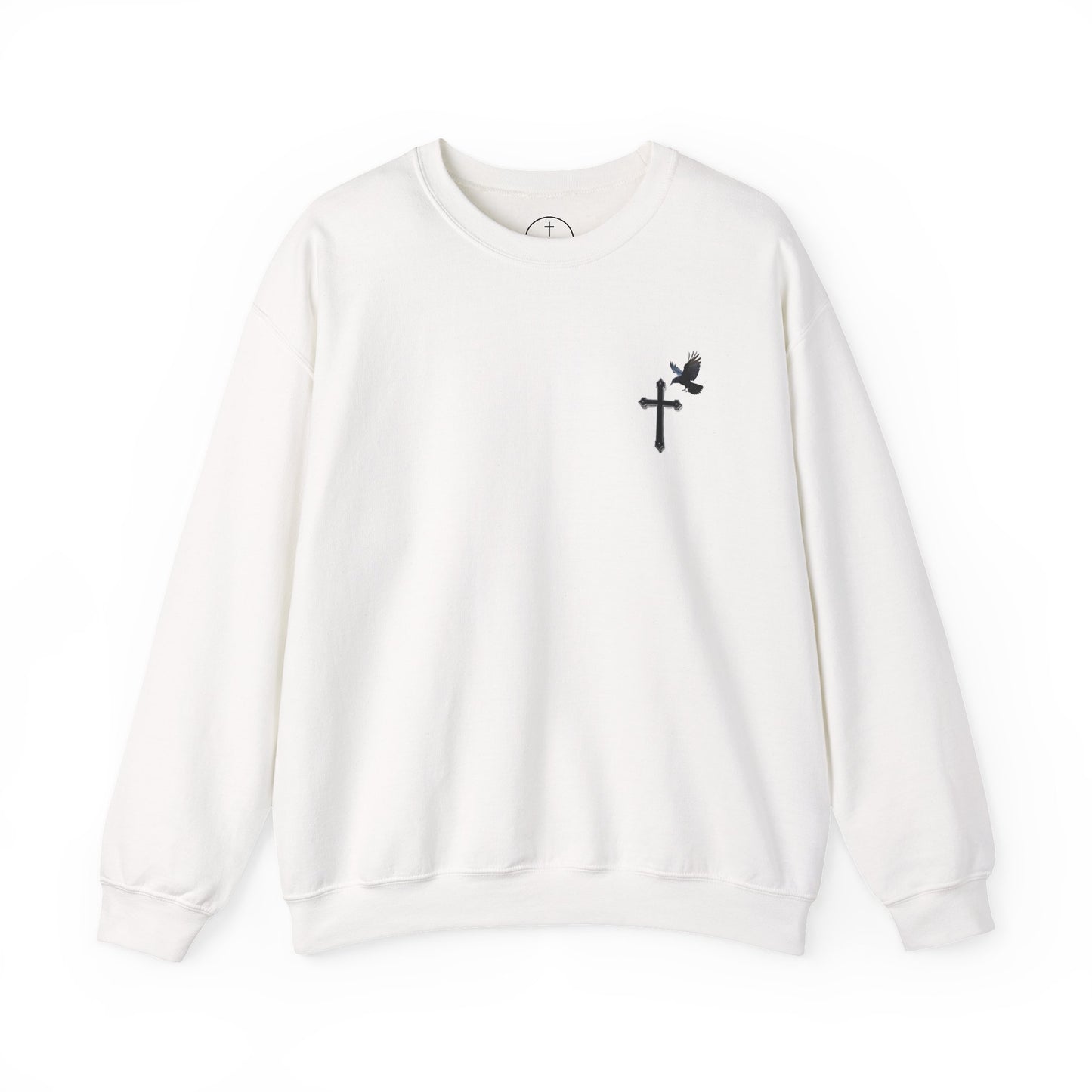 God’s Grace: Cross & Ravens Men's Sweatshirt