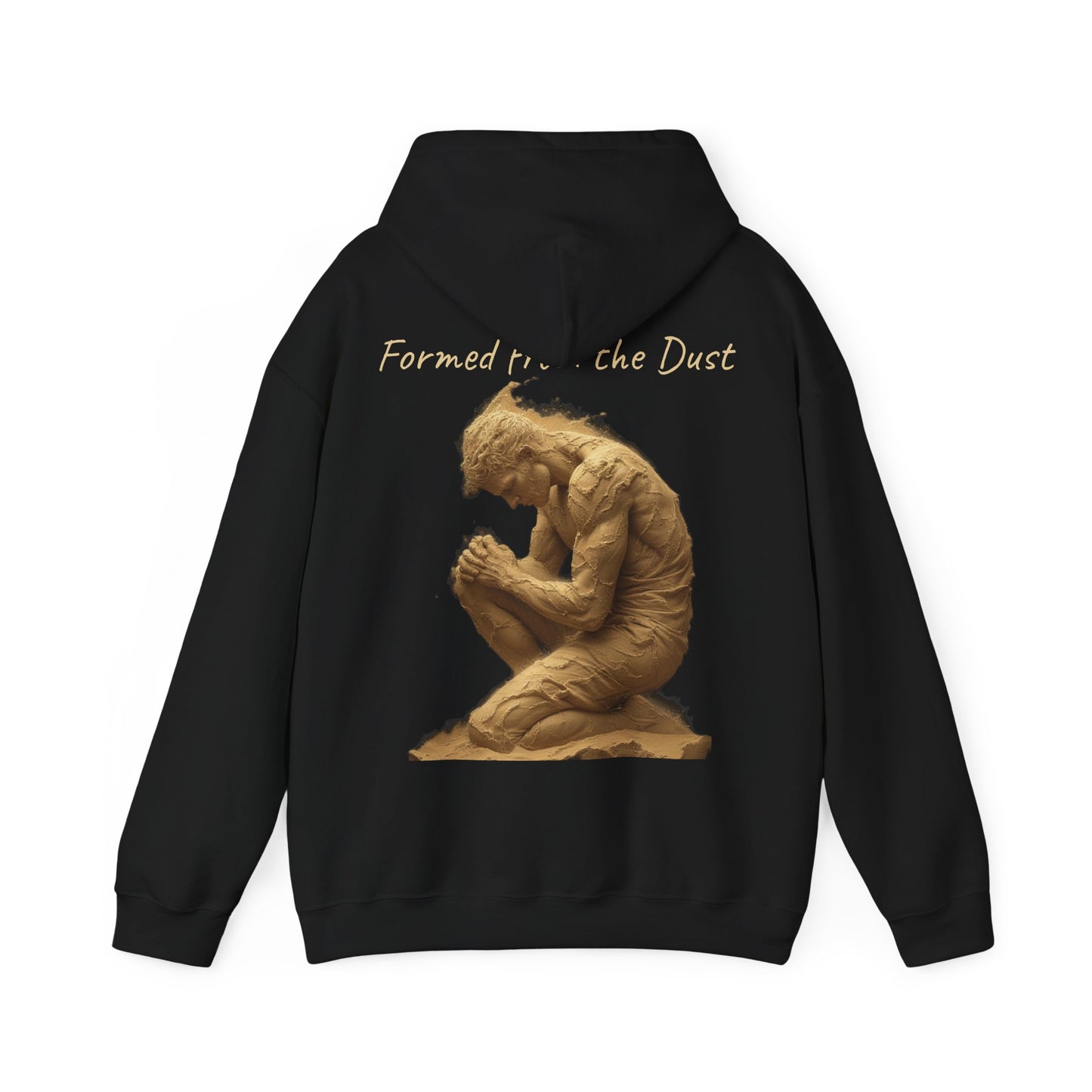 Formed from the Dust (Light Lettering) | Men’s Christian Hoodie with Genesis 2:7