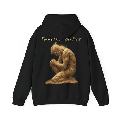Formed from the Dust (Light Lettering) | Men’s Christian Hoodie with Genesis 2:7