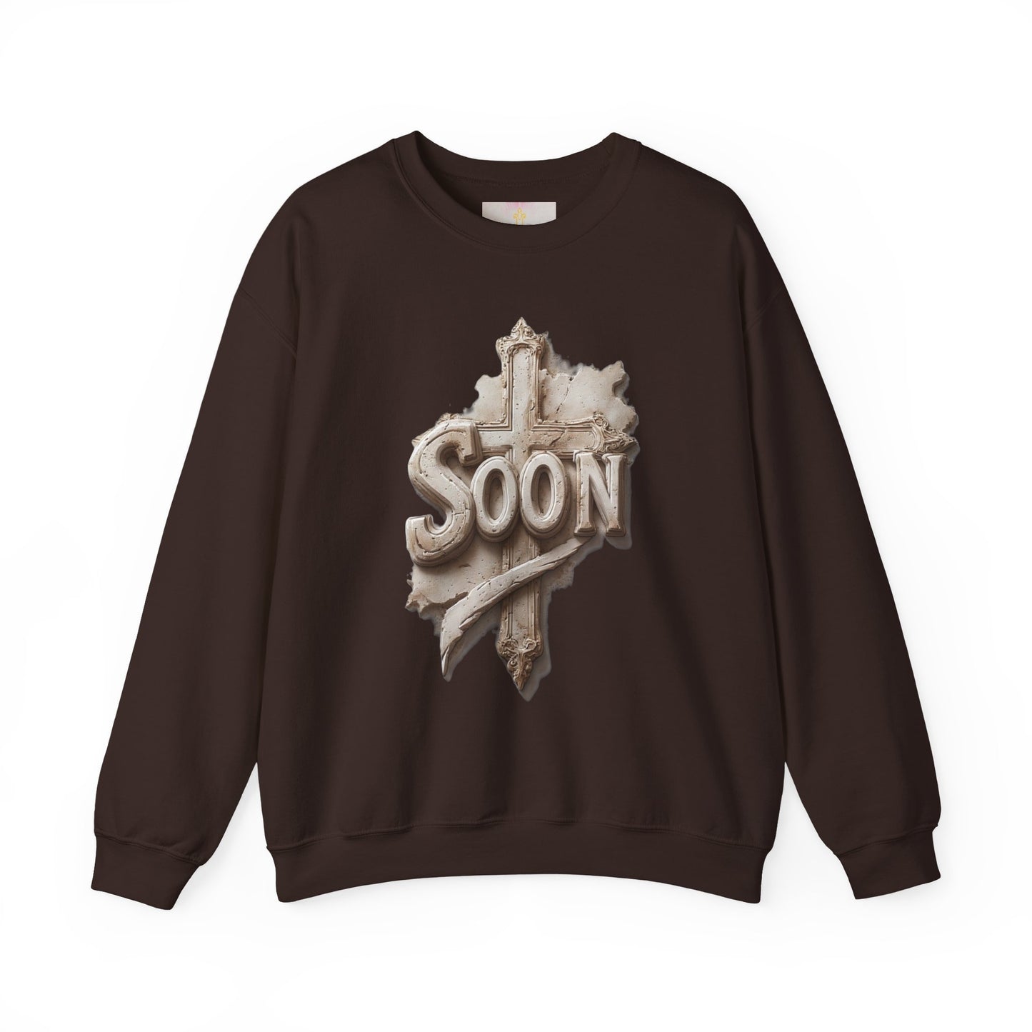 “Soon” Cross Women’s Sweatshirt – Wrapped in Hope