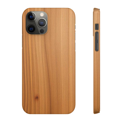 Natural Wood Grain iPhone Snap Case