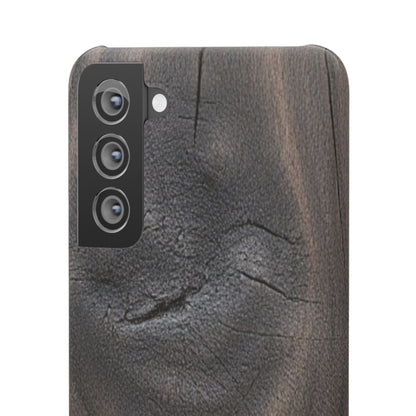 Dark Wood Grain Samsung Snap Case