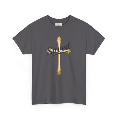 Saved Men's Tee – Christian Faith Apparel with Bold Design