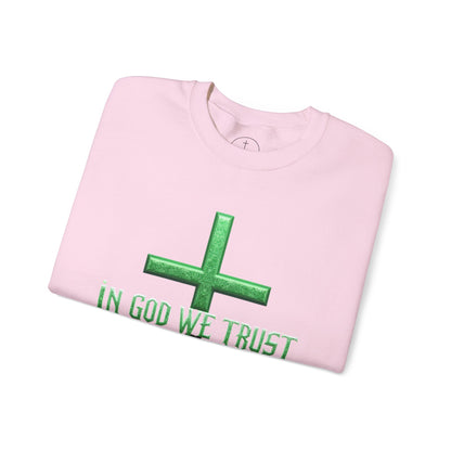 In God We Trust (Matrix)– Women’s Christian Sweatshirt