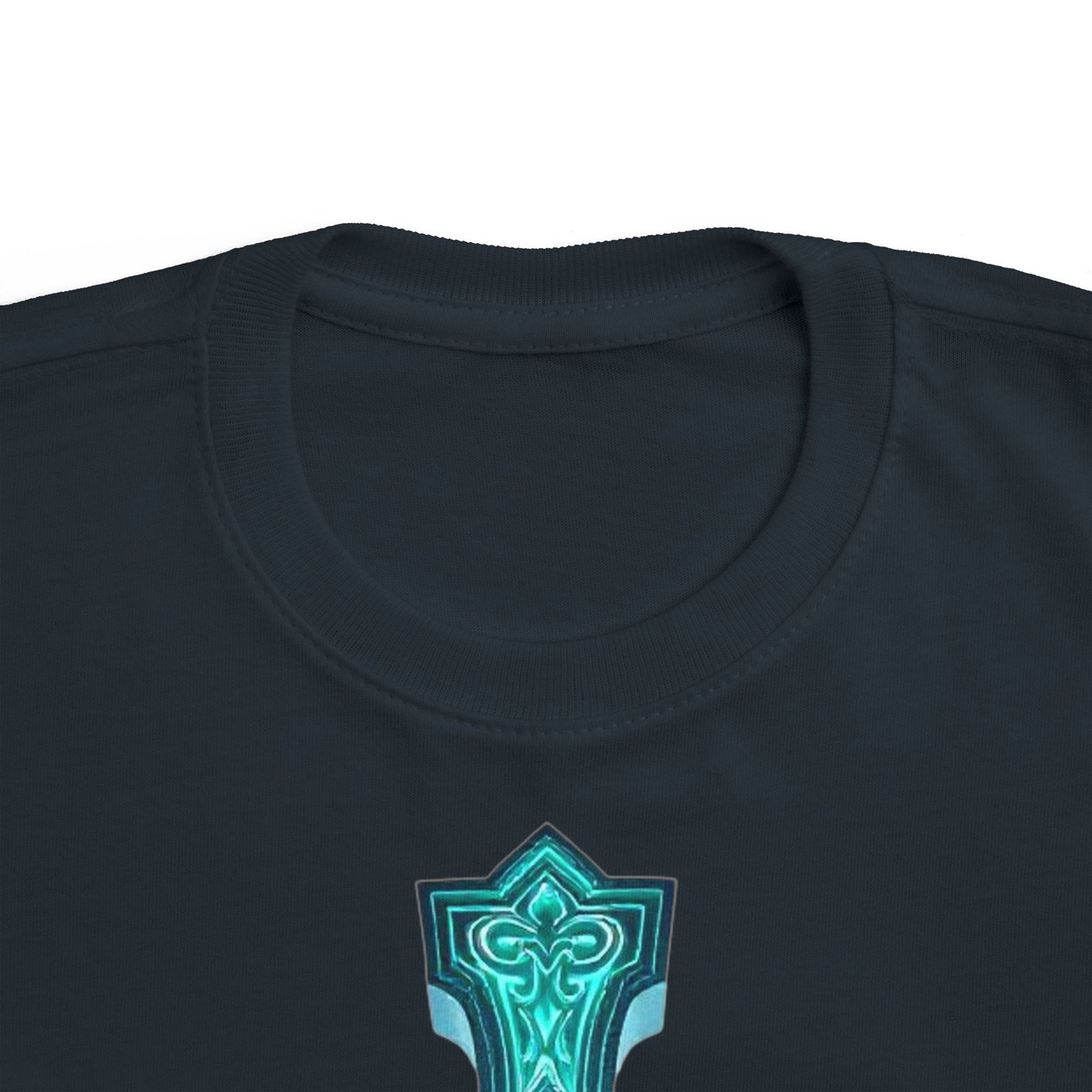 Shine Bright – Toddler Tee with Glowing Cross of Faith