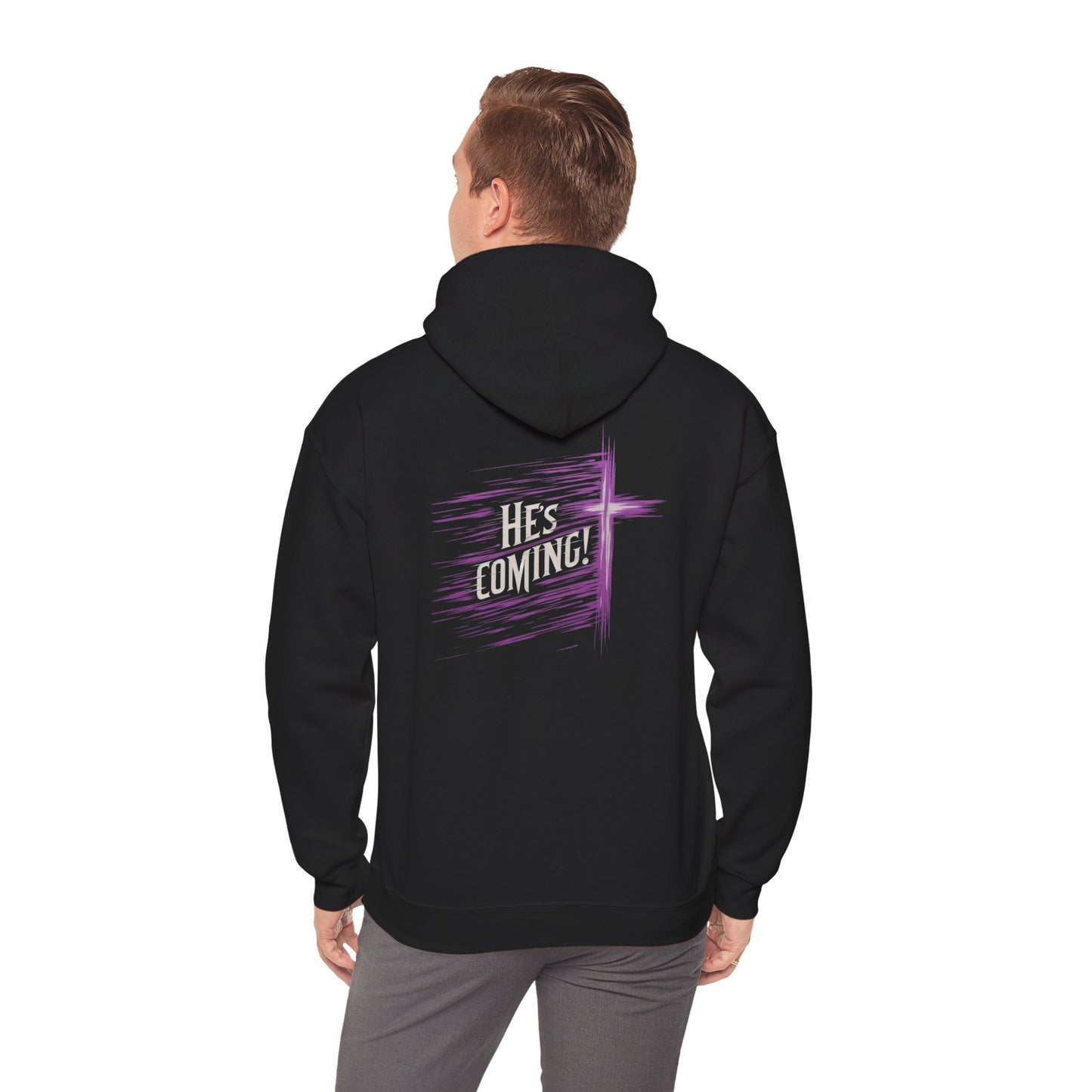 He’s Coming – Men’s Christian Hoodie