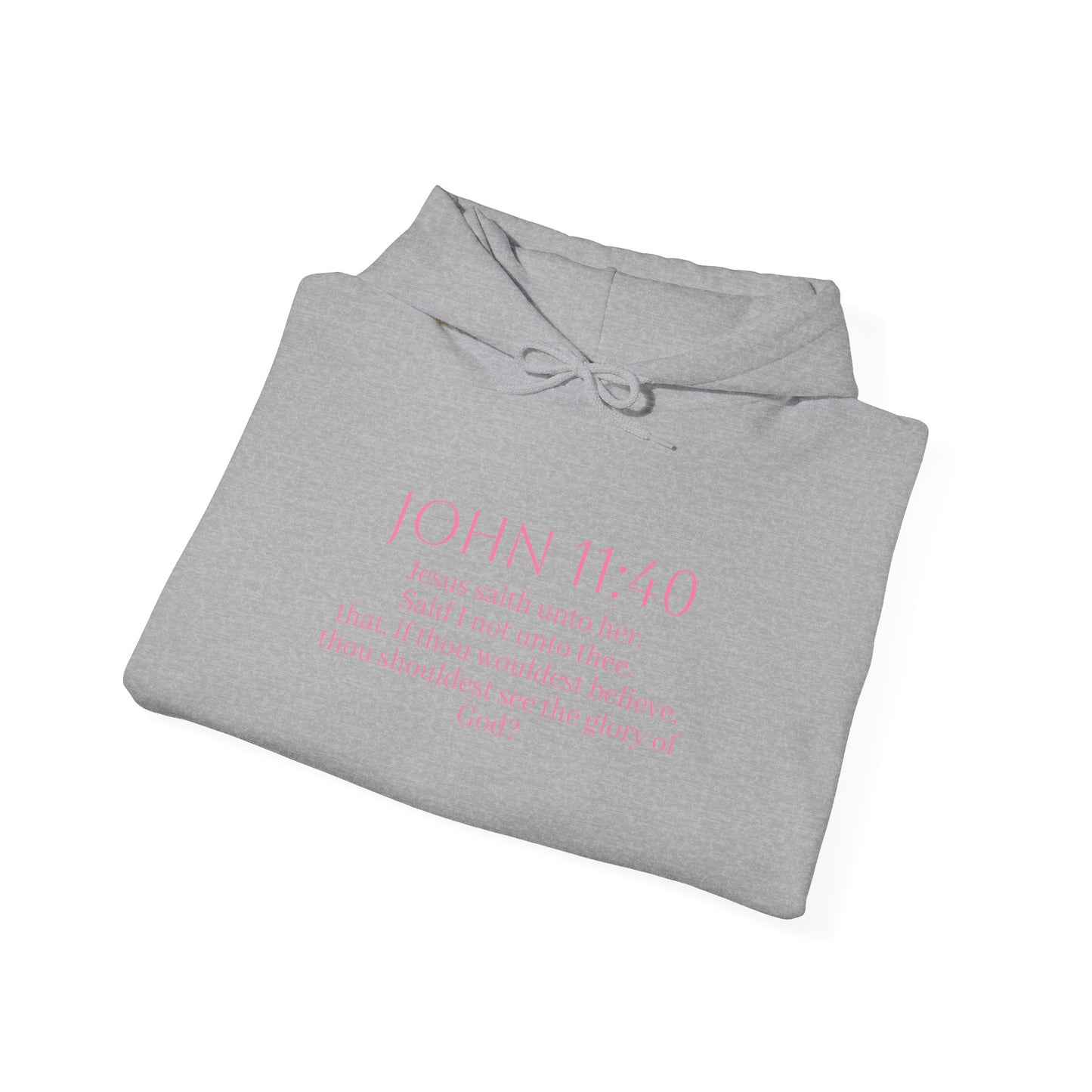 Believe | Women’s Christian Hoodie with John 11:40