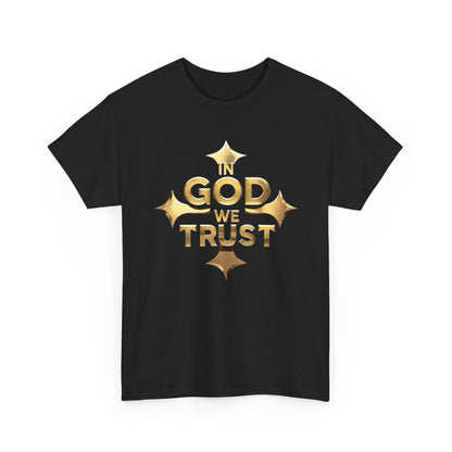 In God We Trust (Gold)- Men's Christian T-Shirt