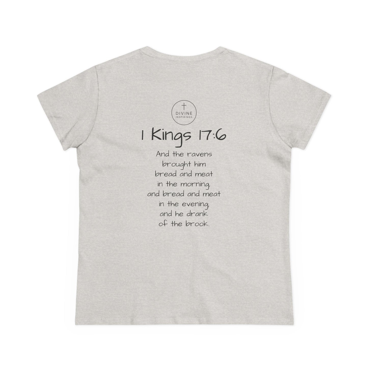 Fed by Faith – Cross & Crows Women’s Tee