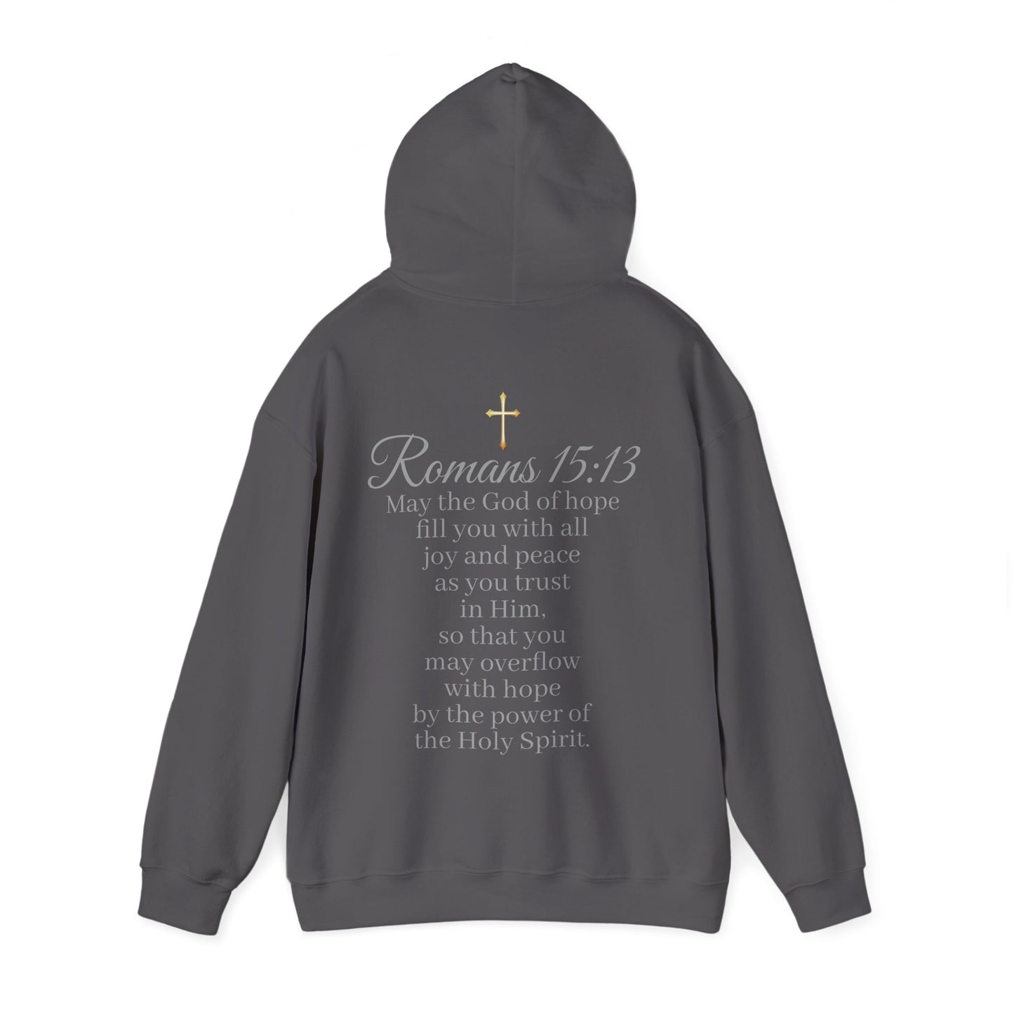 Women’s “Hope” Hoodie – Inspirational Scripture Pullover | Romans 15:13