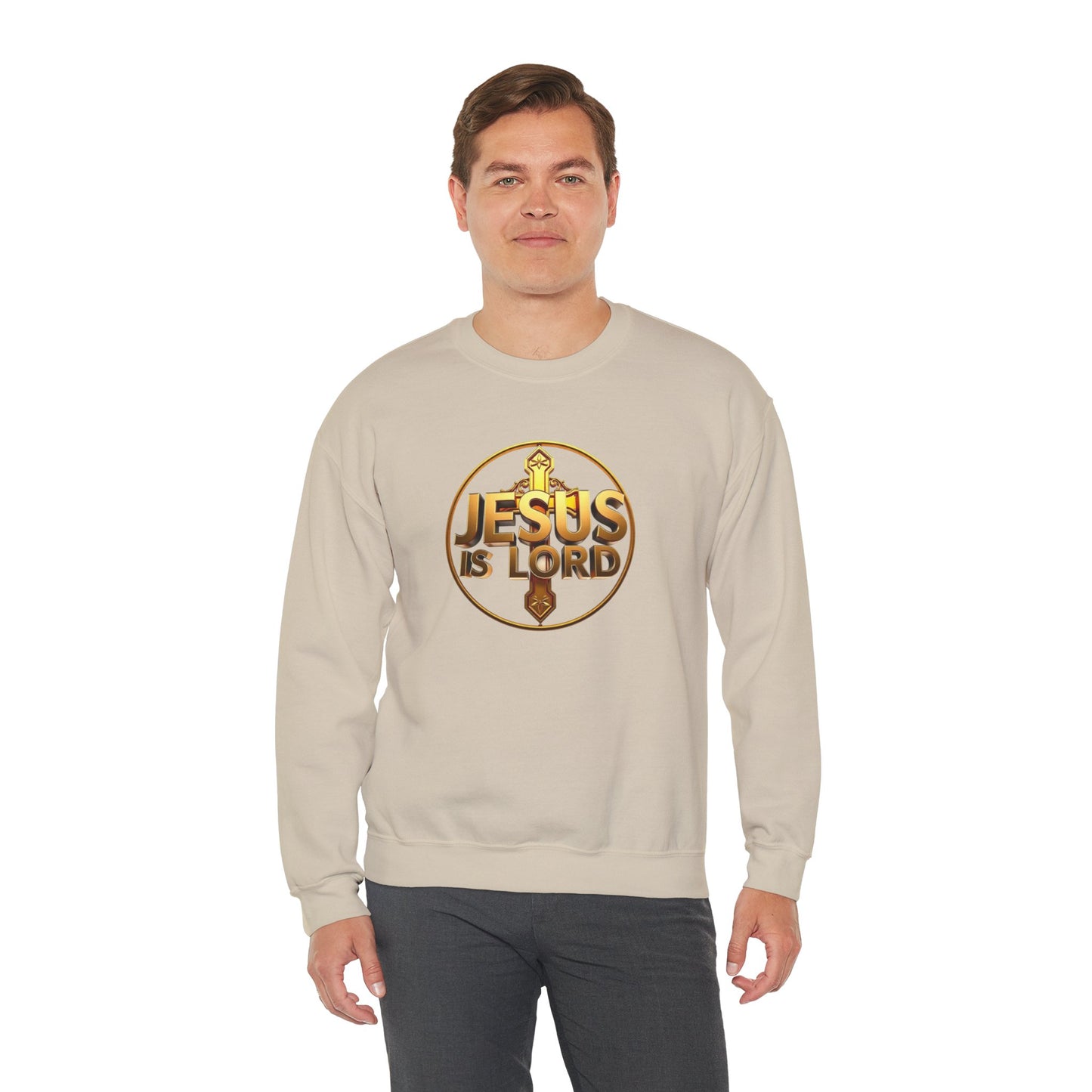 Jesus Is Lord (Gold Ed) - Men's Faith Sweater