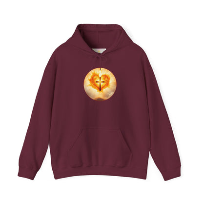 Women’s Sacred Heart Hoodie – Faith-Inspired Spiritual Pullover