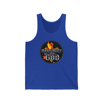 Hand Built by God| Men’s Christian Tank Top