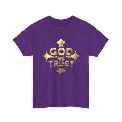 In God We Trust (Gold)- Men's Christian T-Shirt