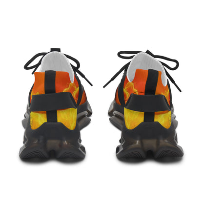 Refined in Fire – Men’s Flames Design Sneakers