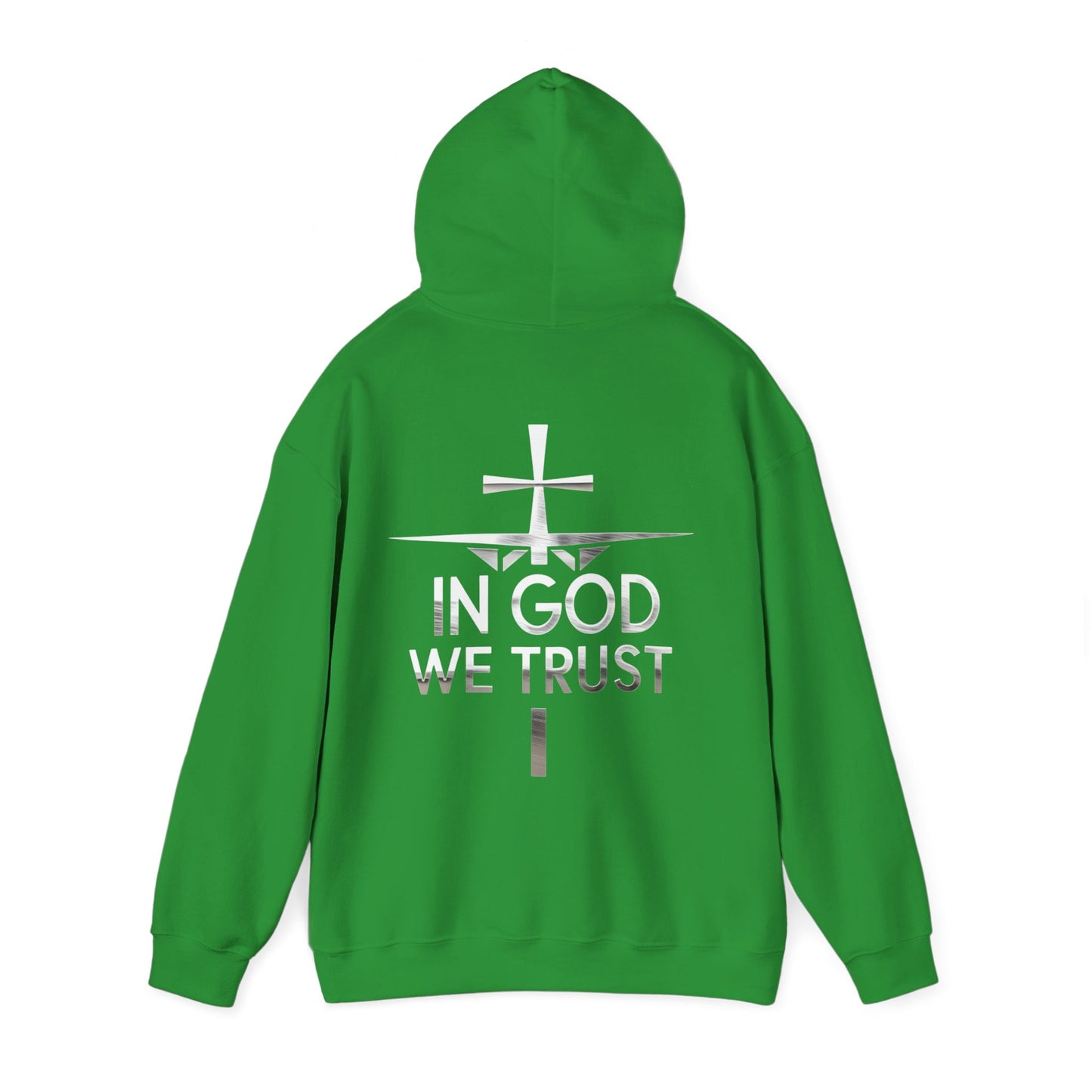 In God We Trust | Women’s Christian Hoodie with Back Design Print