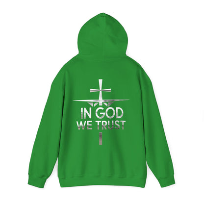 In God We Trust | Women’s Christian Hoodie with Back Design Print
