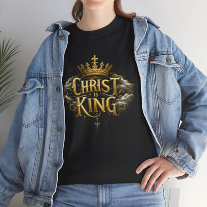Christ is King Crowned - Women's Christian T-Shirt