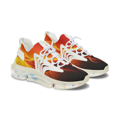 Faith Ablaze – Women’s Inspirational Flame Sneakers