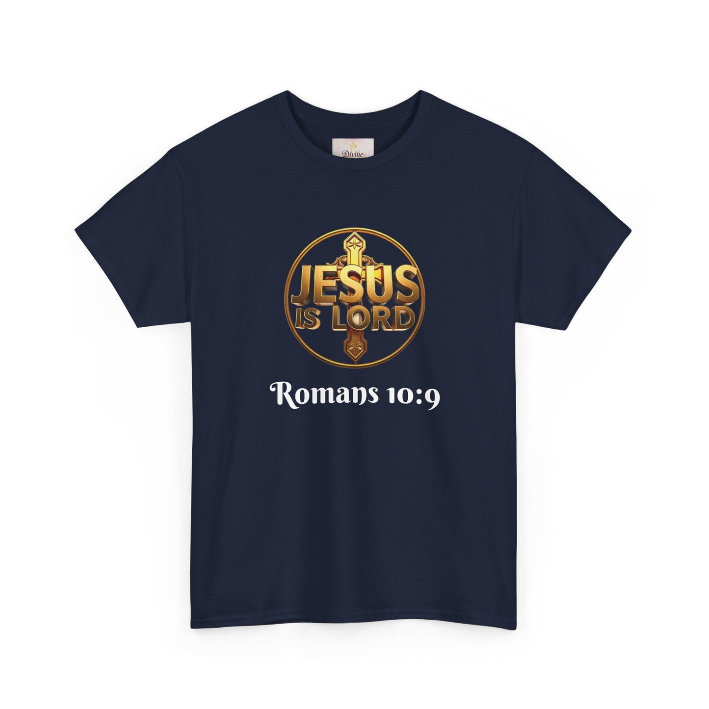 Jesus Is Lord / He Is Risen Christian Tee – Men’s Bold Faith Statement (White Lettering)