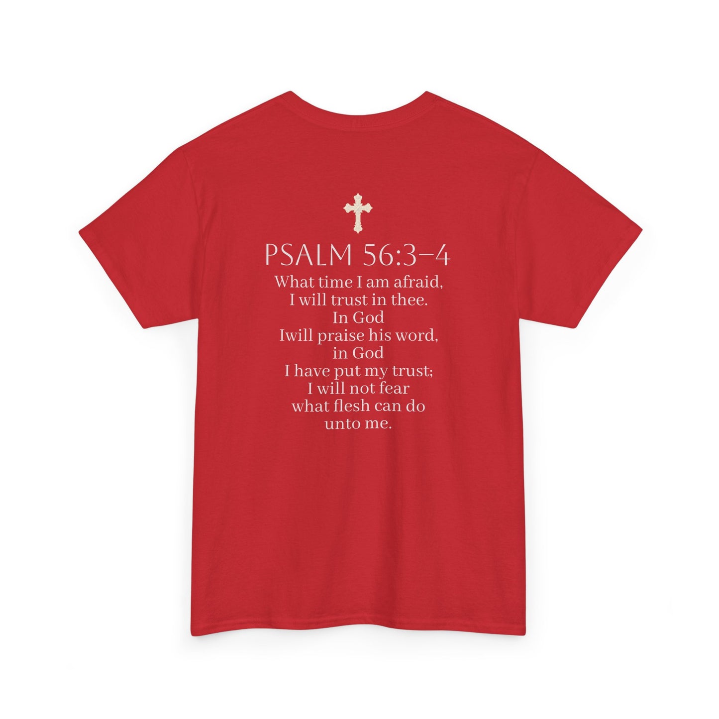 In God We Trust | Men’s Christian T-Shirt with Scripture Back Print