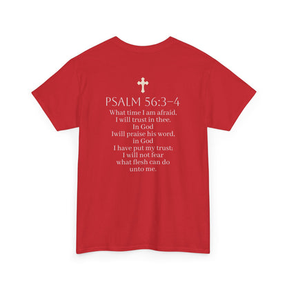 In God We Trust | Men’s Christian T-Shirt with Scripture Back Print