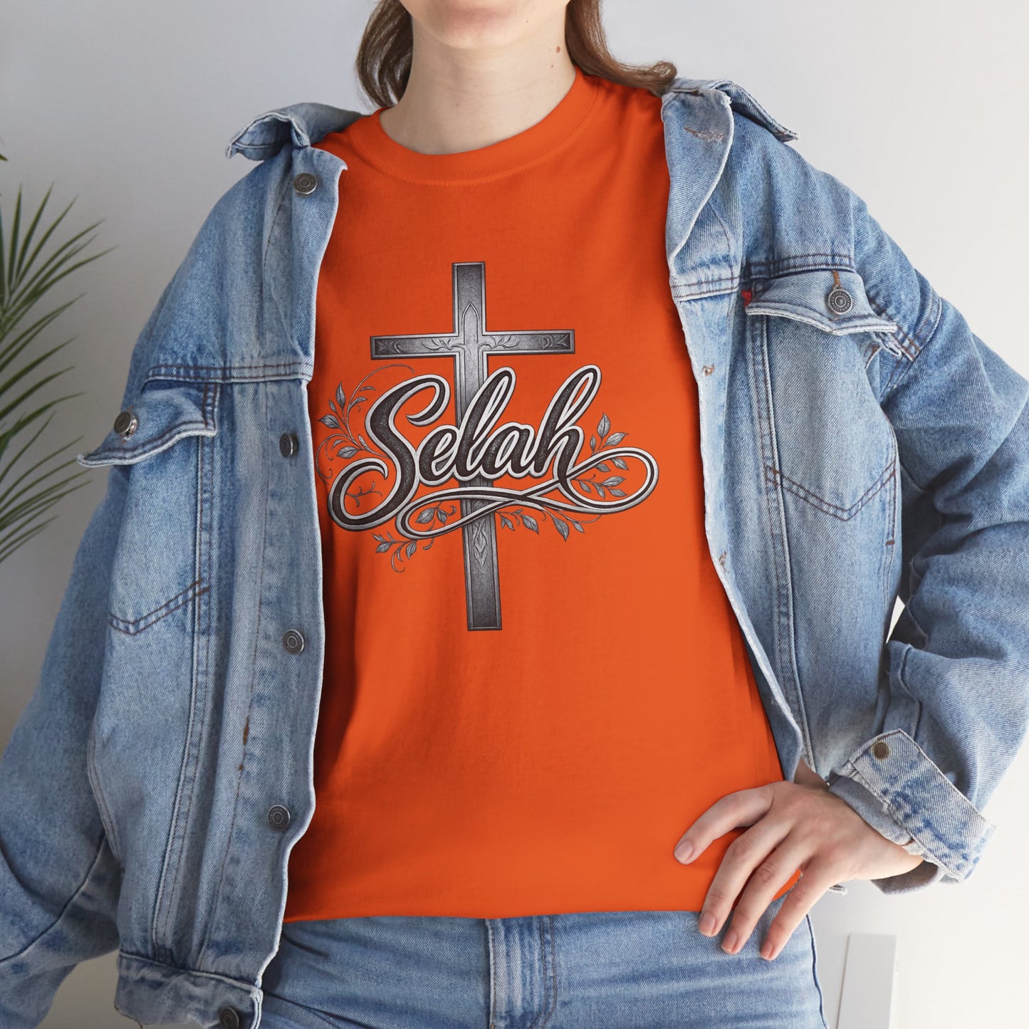 Selah Cross Tee — Men's Christian T‑Shirt