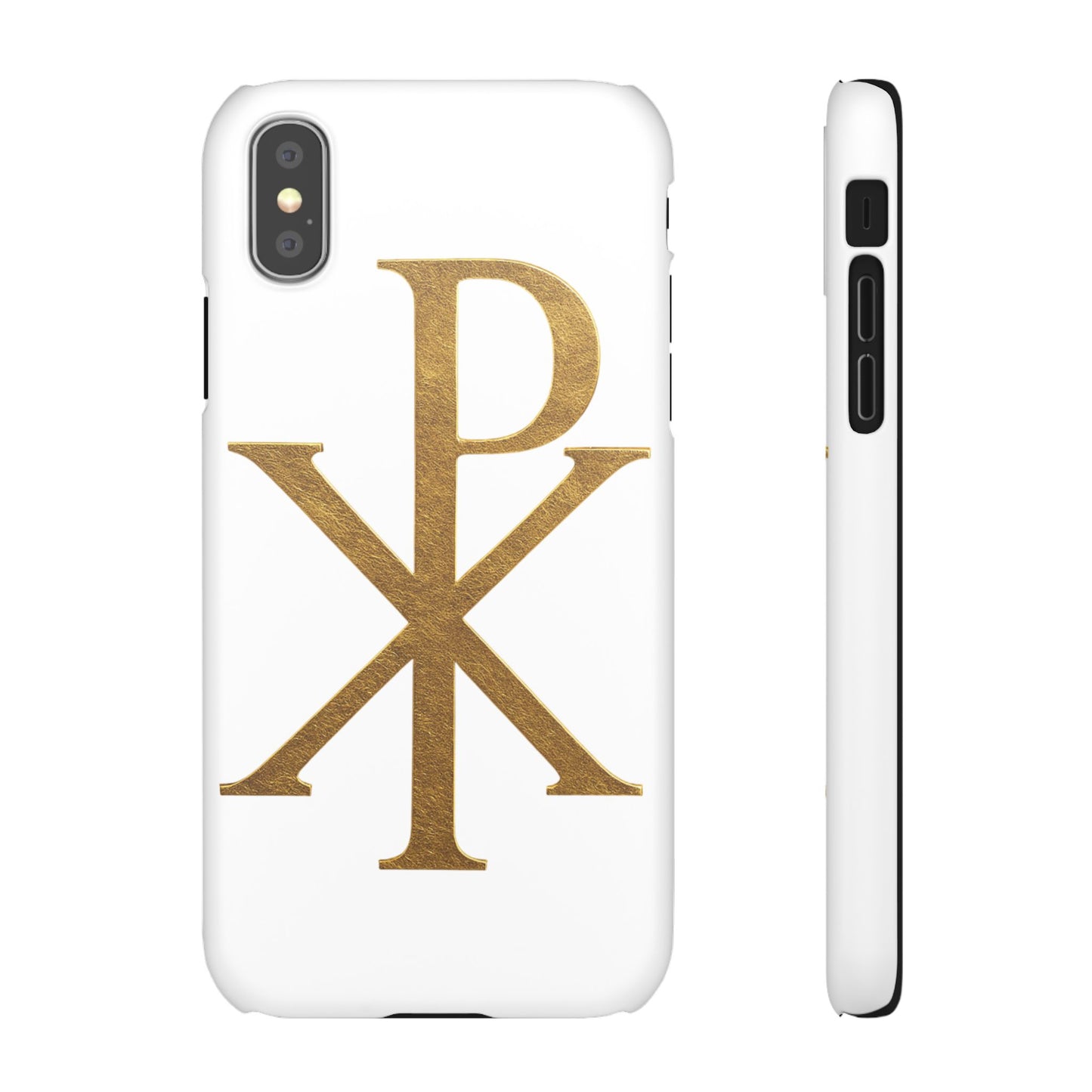 White Chi Rho Snap Case for iPhone – The Way, Truth & Life