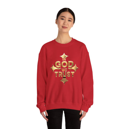 In God We Trust (Gold) - Women’s Christian Sweatshirt