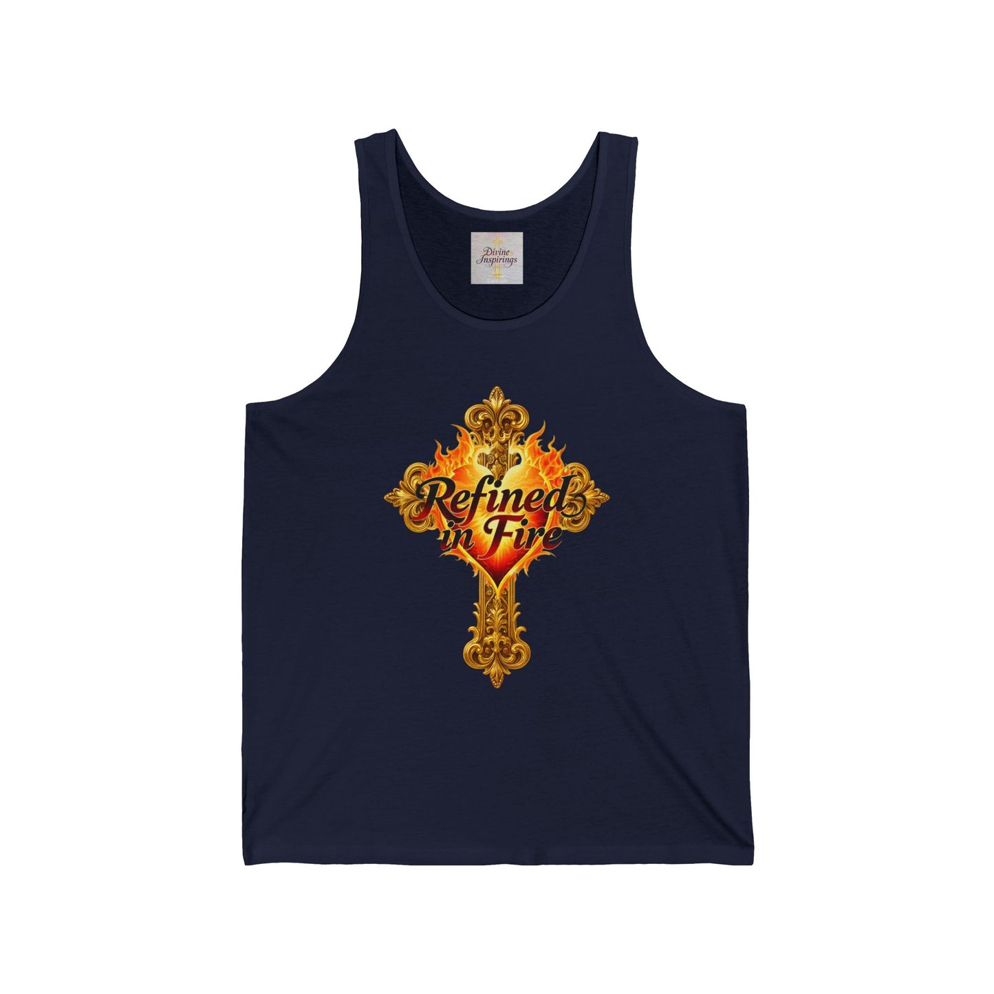 Refined in Fire - Women's Ornate Christian Tank Top