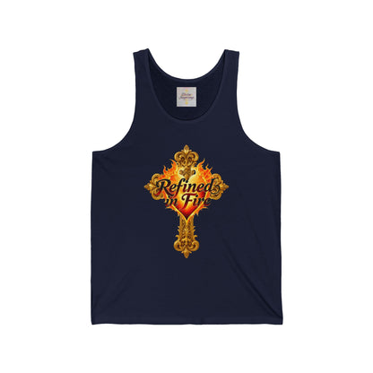 Refined in Fire - Women's Ornate Christian Tank Top