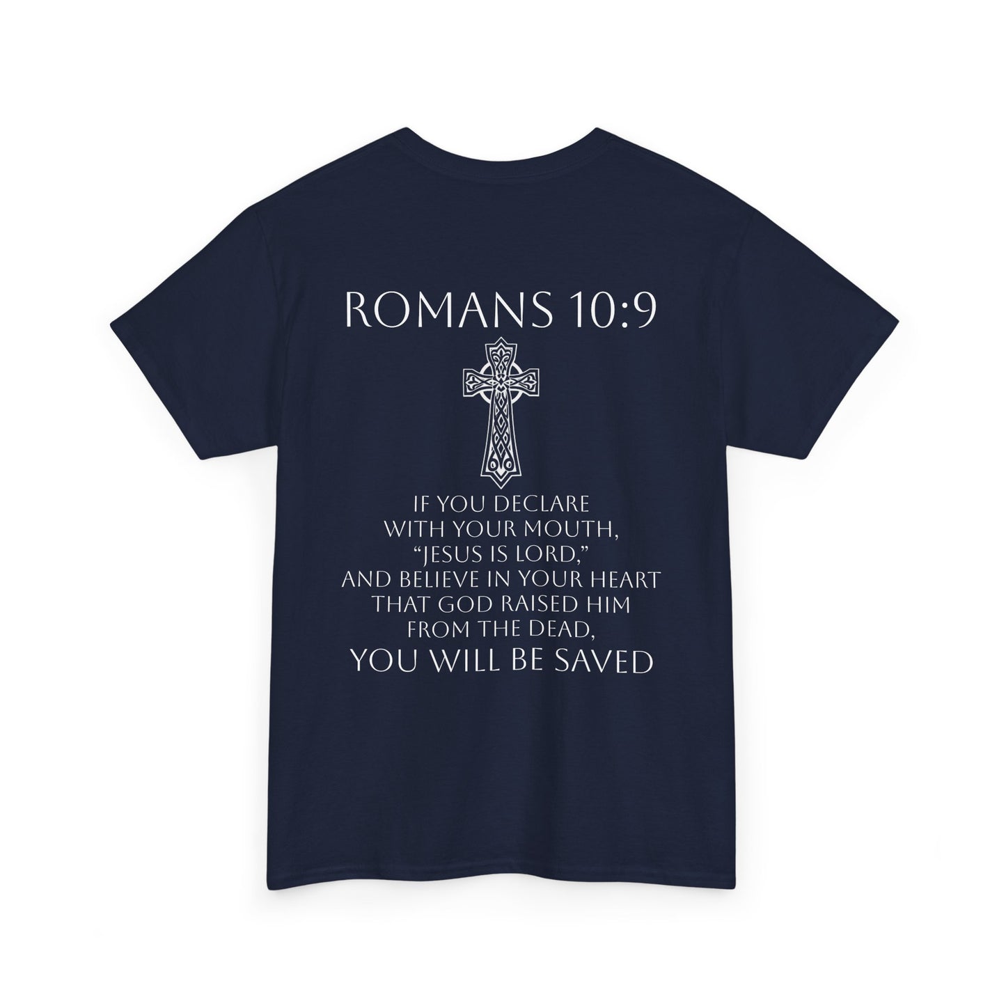 Jesus Is Lord – Men’s Christian Tee (White Lettering)