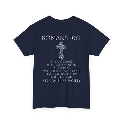 Jesus Is Lord – Men’s Christian Tee (White Lettering)