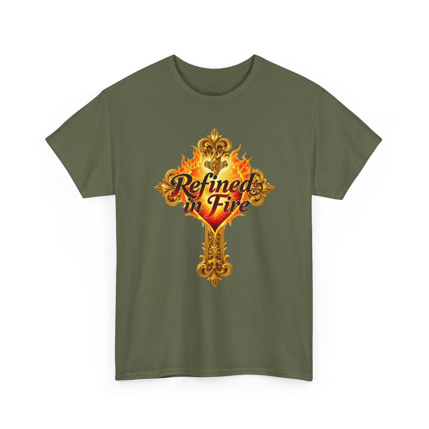 Refined in Fire — Men's Ornate Christian T-Shirt