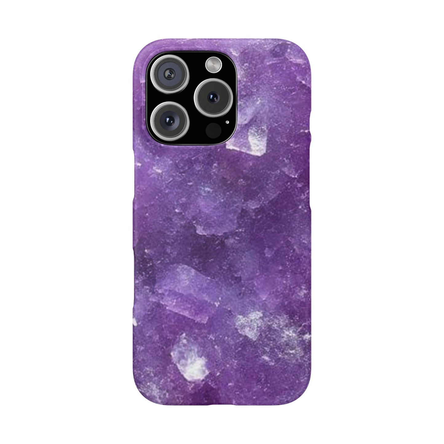 Amethyst Crystal Finish iPhone Snap Case
