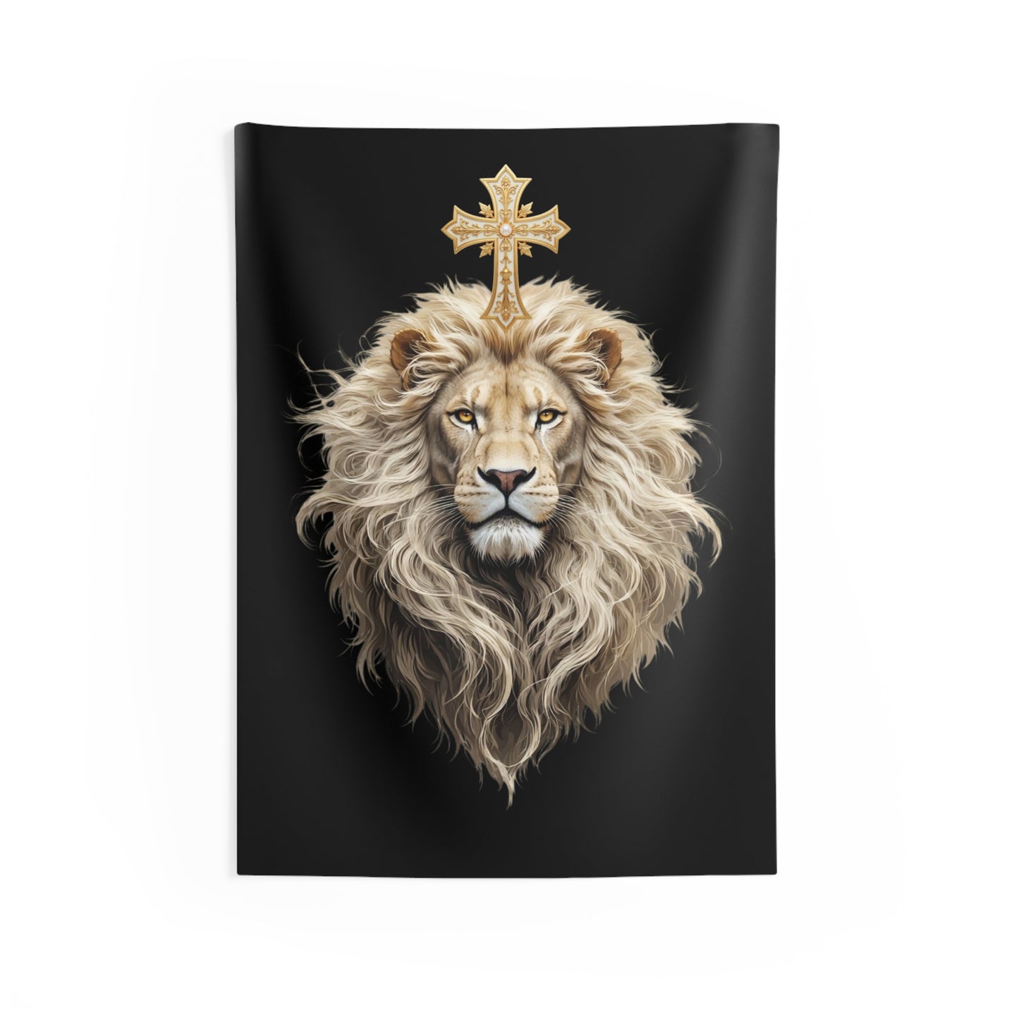 Christ is King (Lion of Judah) Indoor Wall Tapestry