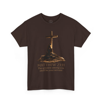 Humble Servant - Men's Christian T-Shirt (Front Design)