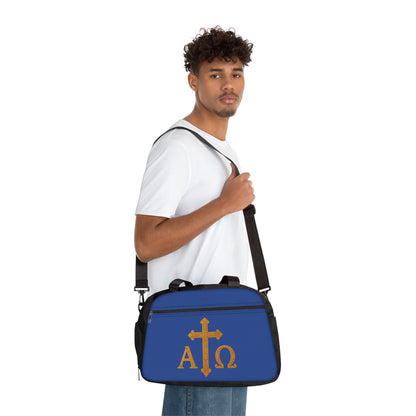 Eternal Victory Fitness Bag in Blue – Alpha & Omega