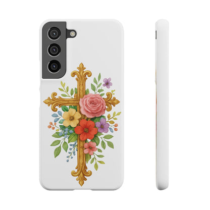 Floral Cross Snap Case for Samsung – Faith in Bloom