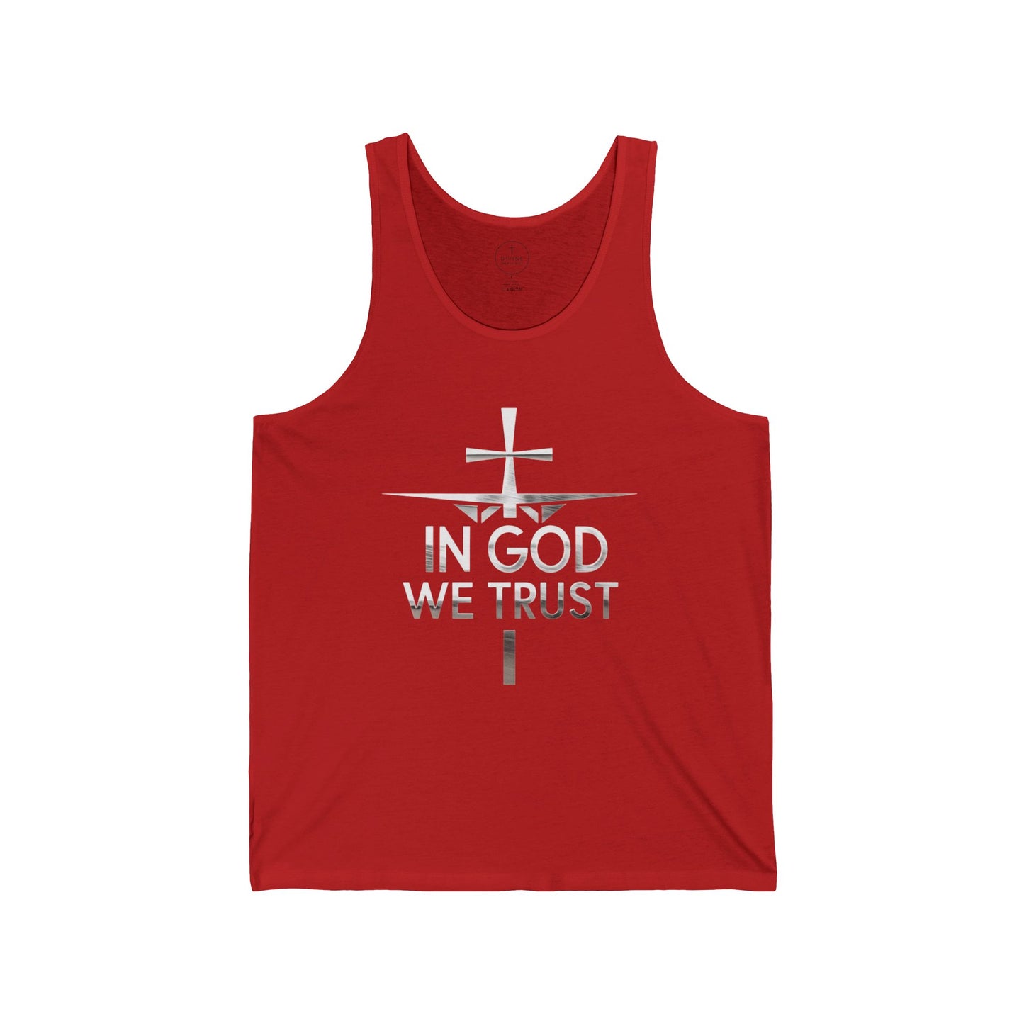 In God We Trust (silver) | Men’s Christian Tank Top